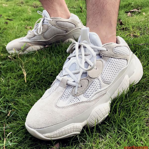 

desert 500 desert rat casual running shoes for men women yellow light grey kanye west sneakers soft bottms wave runner shoer w01