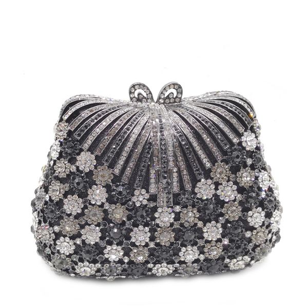 

xiyuan new women crystal prom clutch purse female prom clutch bags bridal shoulder bag womens handbags rhinestone evening bags