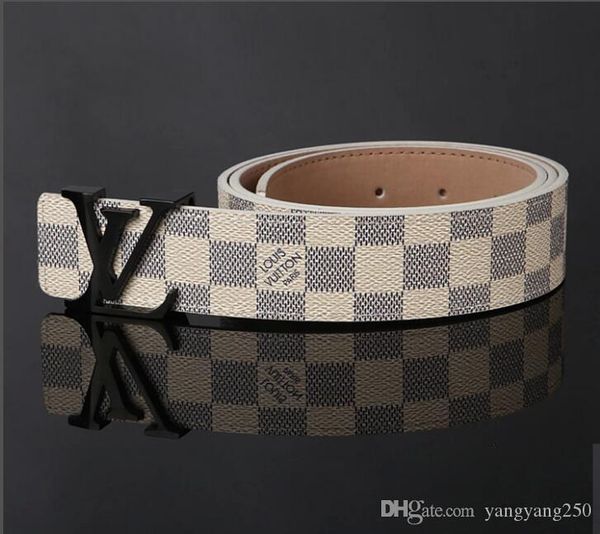 

2020 fashion belt for men and women casual retro fashion leather new belt smooth belt simple generous, Black;brown