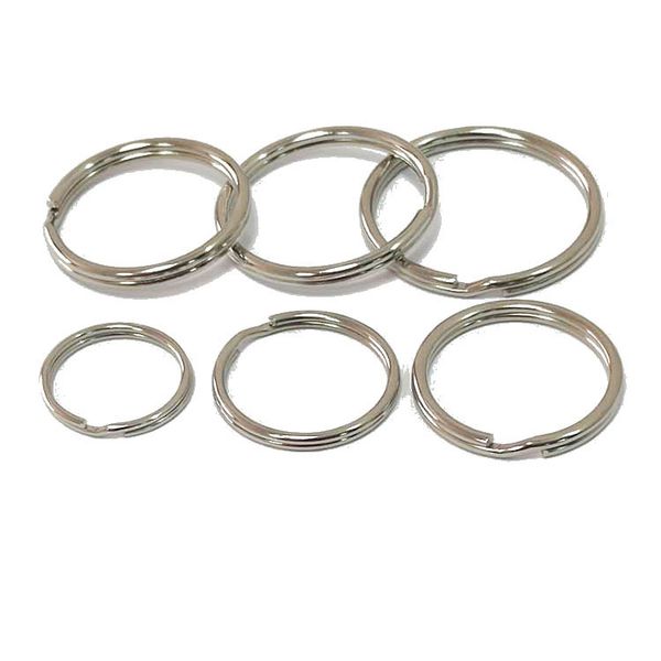 

nickel plating multi-size key ring chain metal environmental protection materials home practical fashion accessories wholesale, Slivery;golden