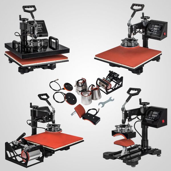 

8in1 30x38cm heat press swing away heat press machines digital