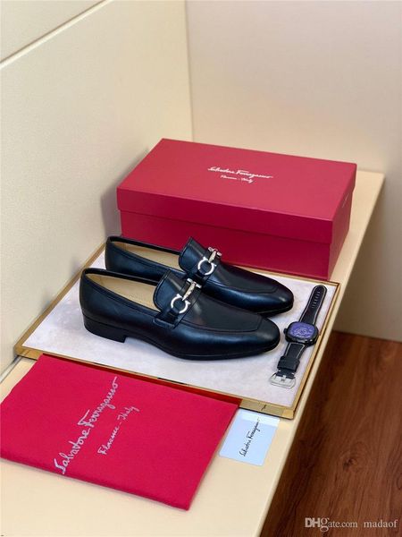 

19fw patent leather shoes men luxury brands buisness flats formal wedding dress shoes designers oxford shoes for men sepatu pria lisy1, Black