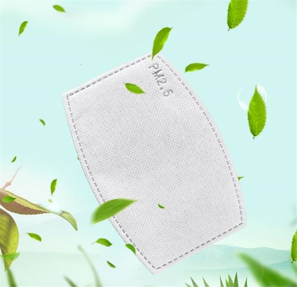 

dhl ship100 pieces set cotton pads pm2.5 activate paper haze mouth anti dust activated carbon filter face mask
