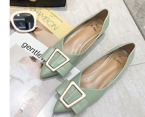 

women's shoes in spring and autumn low heel pointed end bowknot @265, Black