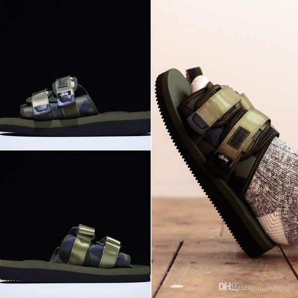 

2018 Новое Прибытие Clot x Suicoke Pattern Шелковый Moto-Vs Тапочки Мода Мужчины И Женщины Лето С