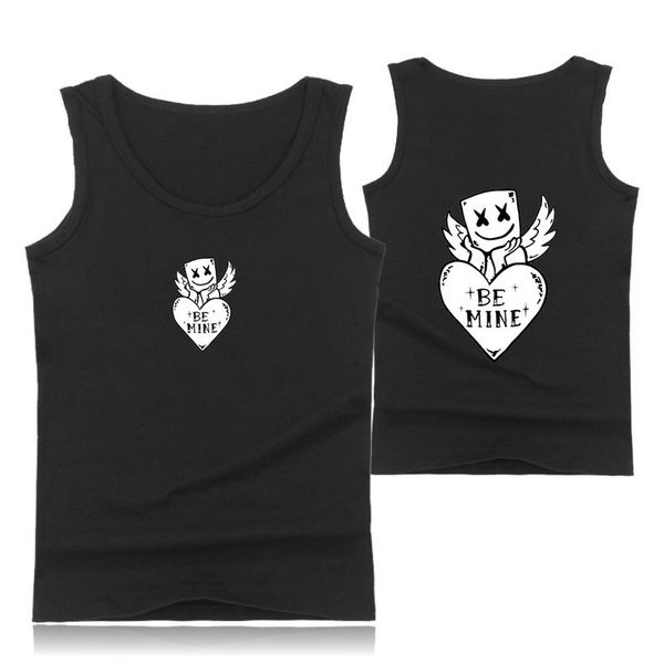 

amazon explosion models весна лето мужская жилетка с принтом marshmello cotton candy casual vesto7an, White;black