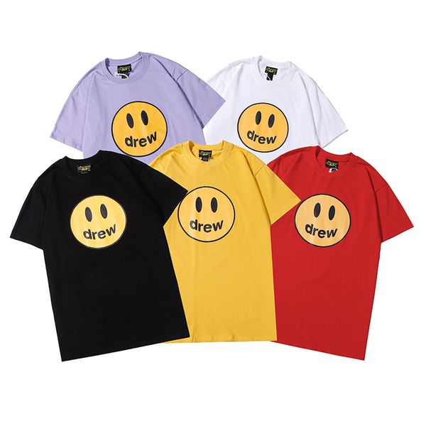 

drew house ss20 новое прибытие высочайшее качество brand дизайнерская одежда мужские футболки печать тройники с коротким рукавом s-xl 002, White;black