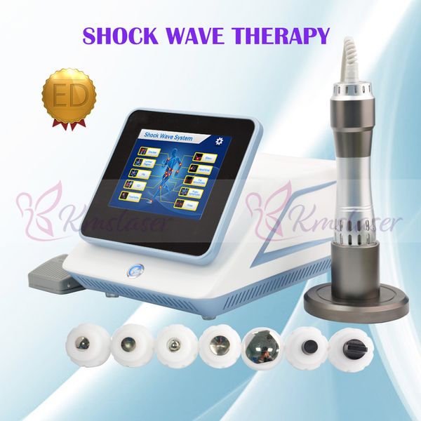 Outros equipamentos de beleza Ganhewave Máquina de fisioterapia de ondas de choque com tratamento ED Terapia de onda de choque eletromagnética para redução de celulite