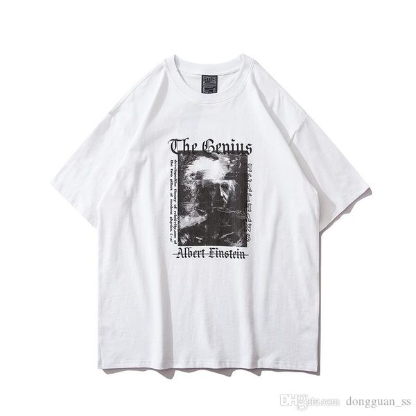 

личность английский lettr печати шею мужчины и женщины tshirts негабаритные high street harajuku пуловер футболка с коротким рукавом tee, White;black