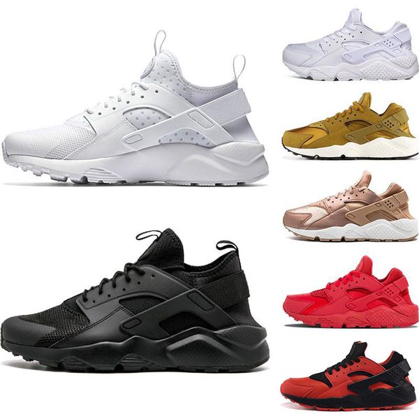 

designer air huarache 4 1 ultra running shoes for men women triple white black red grey mens huaraches trainers sports sneakers size 36-46