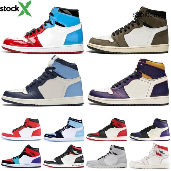 

1 1s fearless men jordon basketball shoes court purple not for resale unc spiderman mens trainers sports sneakers shoes, Black