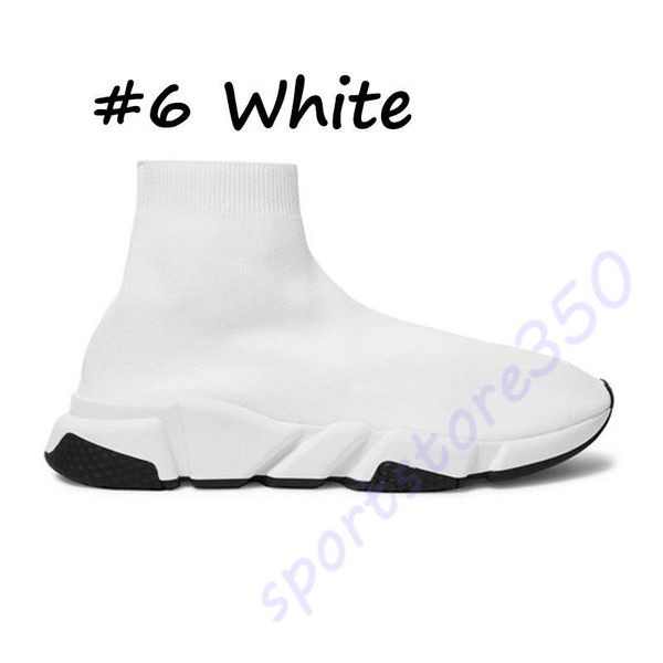 

2020 new paris speed trainers knit sock shoes original luxury designer mens womens sneakers discount casual shoes c03, Black