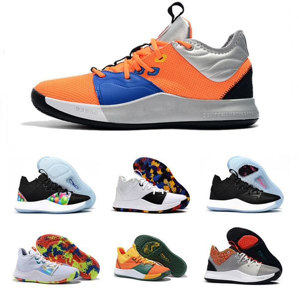 

2018. обувь new paul george 3 console mens basketball для верхнего качества multicolor pg iii chaussures классические спортивная обувь кросс