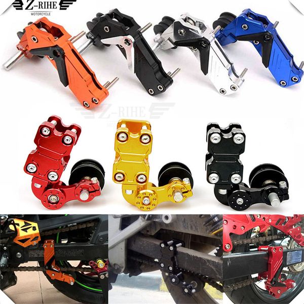 

motorcycle aluminum chain tensioner chain adjuster bolt on roller adjust for yamaha yzf r15 xt660 x r z tmax 500 530 tmax500 530