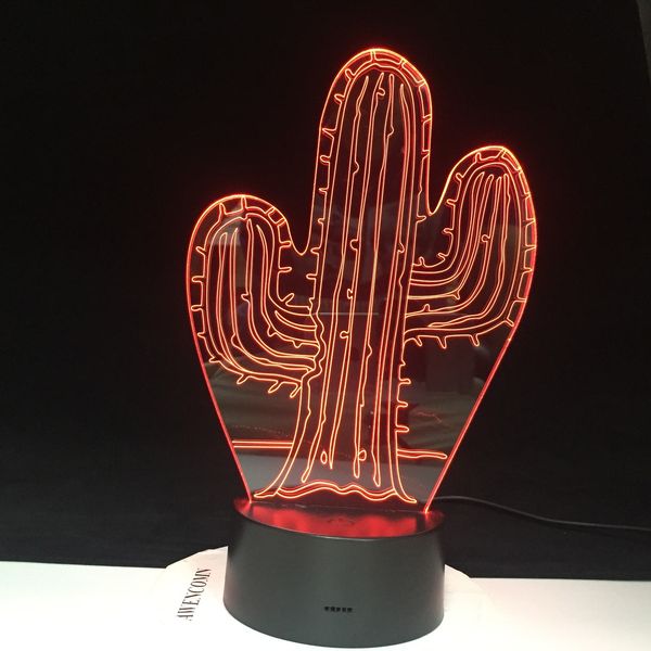 

led nightlight cactuar final fantasy night light for kids bedroom decorative light boys gift cactus 3d led night lamp 4313
