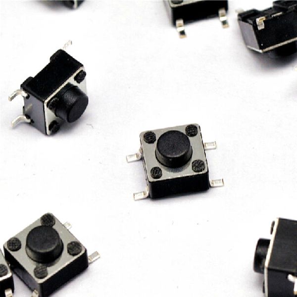 100 PCS 6 * 6 * 12,0 ~ 16,5 mm interruptor ttil quatro pinos série interruptor remendo micro botão interruptor ttil Indução Botão 6x6