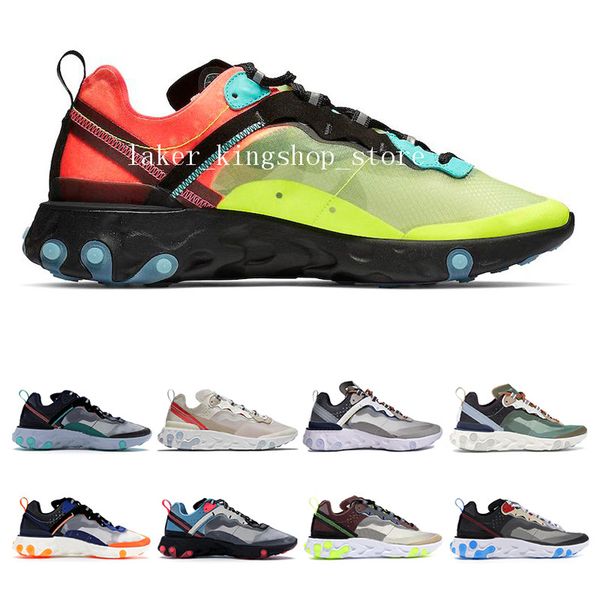 

high qualituy with box epic react element 87 new design 87s ultra knits casual shoes for men mens 1 fashion man trainers shoes size 40-45