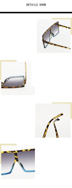 

wholesale- women sunglasses gradient sunglasses new european and american fashion box large frame sunglasses fashion accessories, White;black