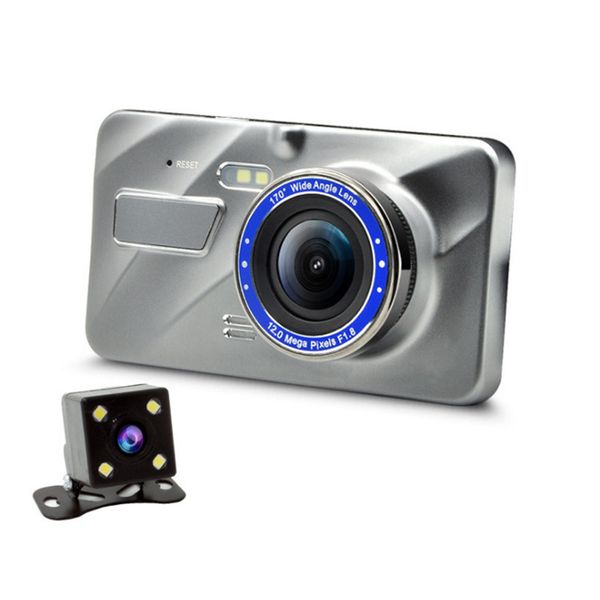 

hd screen 1080 dual lens car dvr car camera recorder 32g night vision recorder portable g-sensor drive video parking monitor
