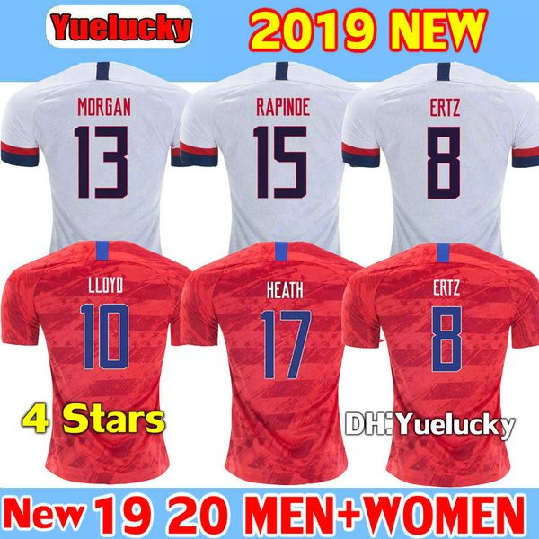 

World cup 2019 america girl occer jer ey champion home away hirt u a women 4 tar lloyd krieger rapinoe morgan football uniform female 1