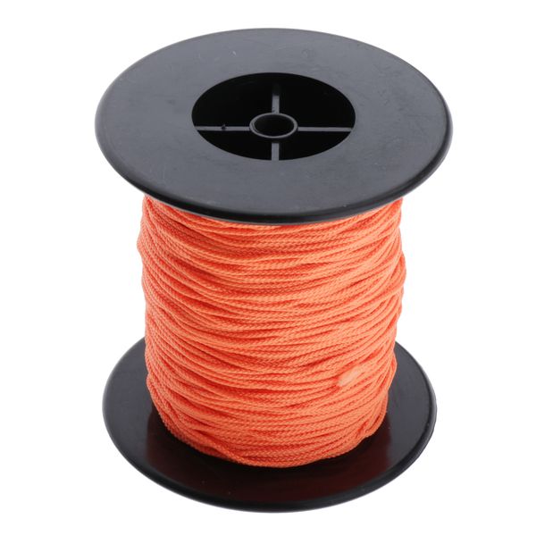 

deluxe polyester scuba diving reel/finger spool line rope cord 83m (orange