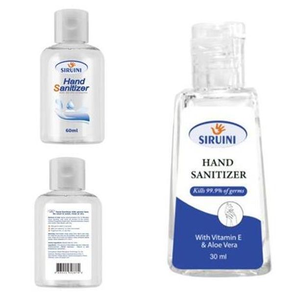 

На складе SIRUINI дезинфицирующее средство для рук Одноразовые Гель для рук дезинфицирующее Путешествия Мини 30мл 60мл Антибактериальное дезинфицирующее средство для рук DHL свободный корабль M010