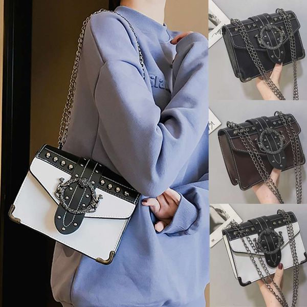 

woman fashion jelly letter street simple design shoulder bag solid color crossbody bag messenger borsa donna#35