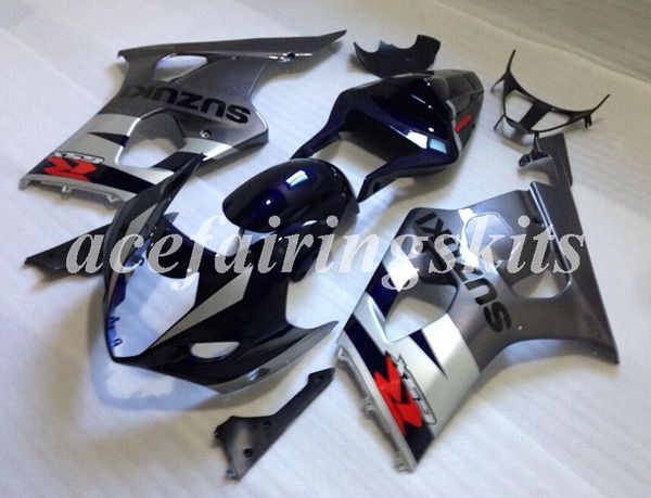 

injection mold new abs motorcycle full fairings kits fit for suzuki gsx-r1000 k3 2003 2004 03 04 gsxr1000 bodywork set gray silver
