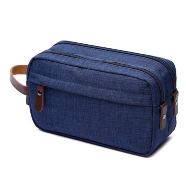 

newly double layer toiletry makeup bag zipper large capacity travel necessity organizer pouch m99