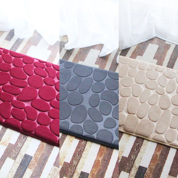 

flannel bathroom carpet household entrance door non-slip home non-slip mat water absorbing anti-skid mat