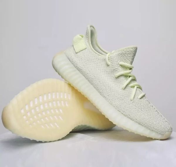 

real basf v2 shoes factory reflective static triple black cloud white citrin yecheil clay breds oreos kanye west running shoes size 36-48