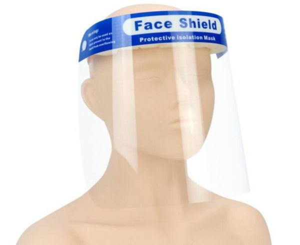 

Анти Слюна Clear Face Shields с защитной прозрачной пленкой резинкой и Comfort Sponge