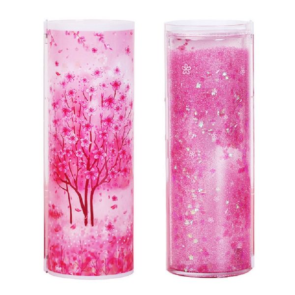 

stationery pencil box quicksand innovative multi-function pen box very beautiful