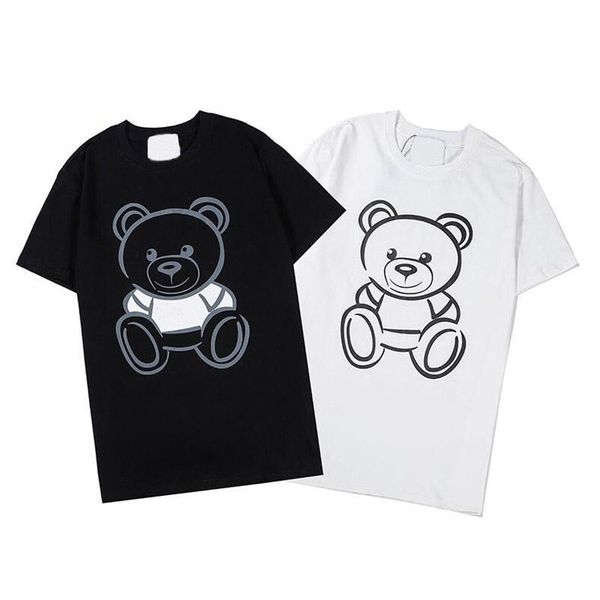 

summer mens designer t shirt designer casual short sleeves fashion animal print men women hip hop tees, White;black
