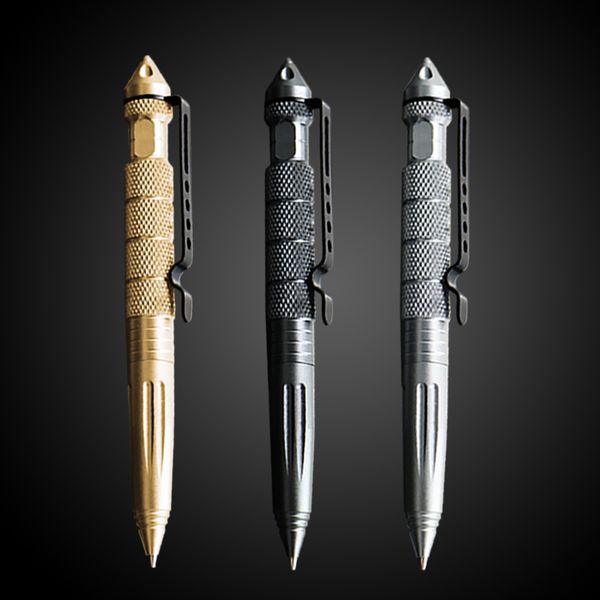 

Multi-functional Pen Tactical Tungsten Steel Rotating Unisex Tool Pen Window Glass Metal Ballpoint Multifunctional, Clear