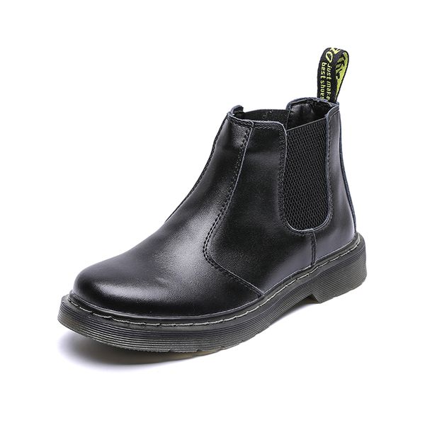 

yellow threads doc women shoes boots martins woman leather ankle boots waterproof dr women elastic band, Black