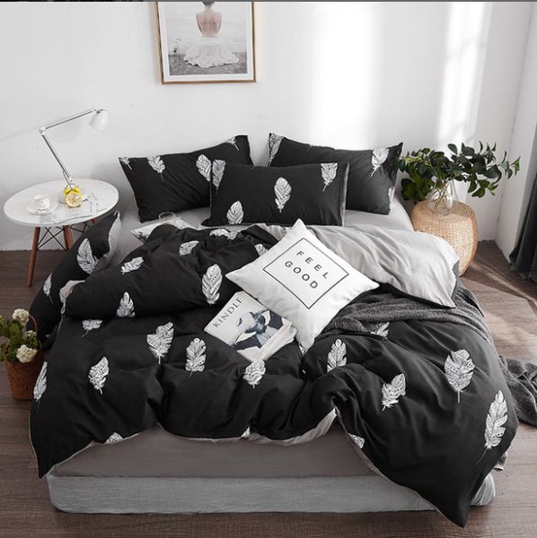 

single double cover/beddingsets gift for home polyester simple geometric pattern bedclothes bedding duvet cover set quilt