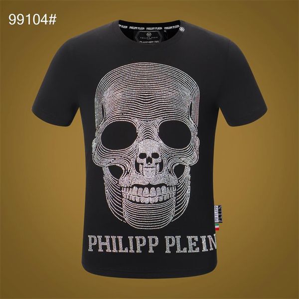 

2019 new designer quality cotton new o-neck short-sleeved t-shirt ghost head brand men's and women's t-shirt fashion style sports, White;black
