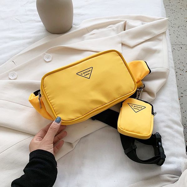 

fashion chest bag women 2020 phone pouch outdoor travel pack women crossbody bag nylon clutchs solid color shoulder bags female