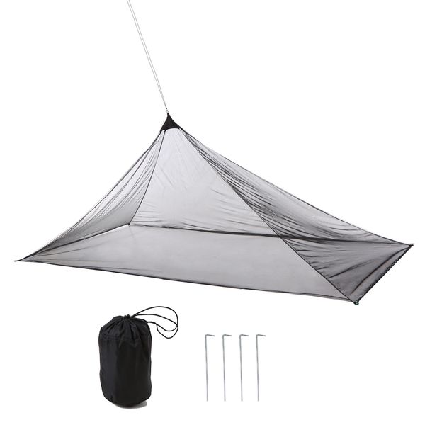 

lixada camping tent ultralight mosquito repellent mesh net outdoor insect bugs shelter pyramid mesh net camping tent outdoor
