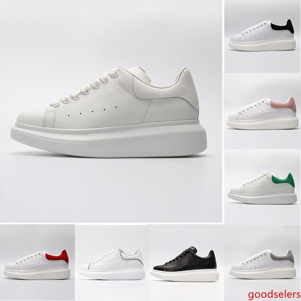 

new ace black white fashion genuine leather shoes for women men girls black gold red grey comfortable flat sneaker 36-44