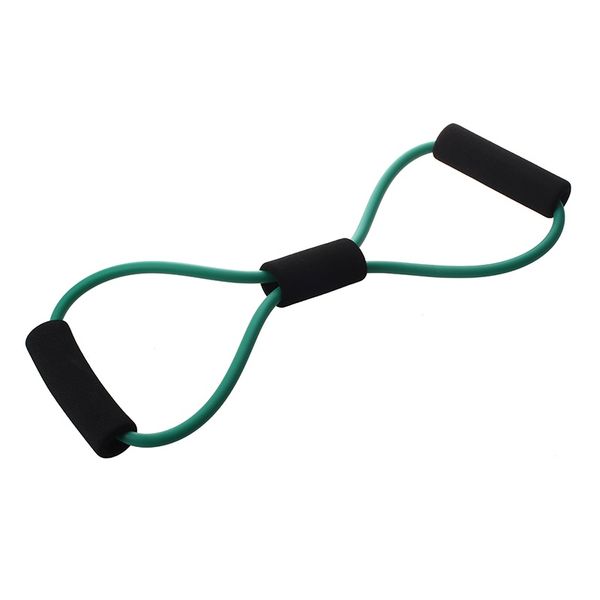 

resistance bands tube workout exercise for yoga 8 type green