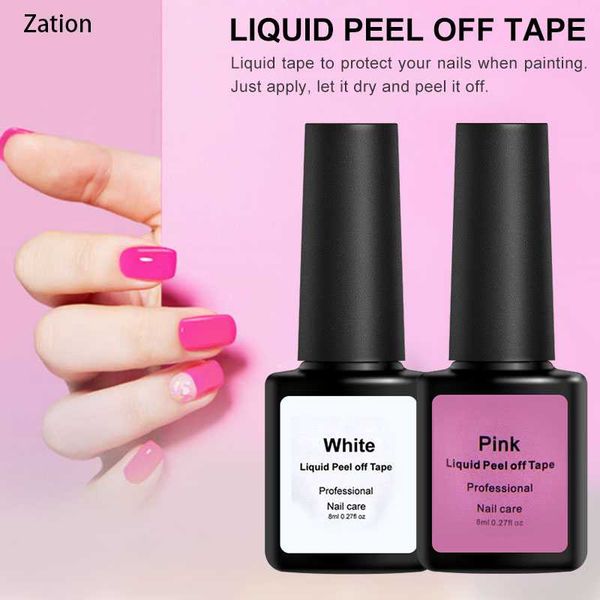 

зация new маникюр поли peel off латексные extension аксессуары гель лак tape для ухода за кожей peel off жидкое лак для очистки, Red;pink