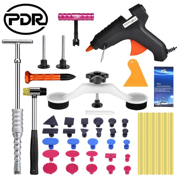 

super pdr slide hammer car body dent removal tools red dent puller rubber hammer
