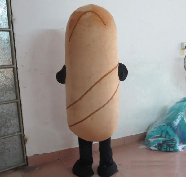 2020 Vendita diretta in fabbrica Costume mascotte pane francese per costume mascotte baguette per adulti in vendita