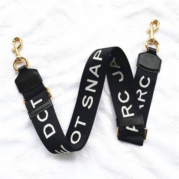 

2020 the new camera bag mj wide shoulder strap webbing shoulder strap accessories female wild ma ying-jeou package replaces adjustable strap, Black