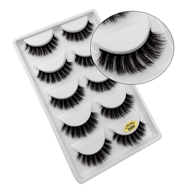 

pairs 3d mink lashes 100% cruelty eyelashes false extensions handmade maquiagem