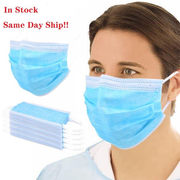

disposable masks 3-ply non-woven disposable anti dust mouth-muffle face masks men women anti fog face mouth masks breathable mouth cover