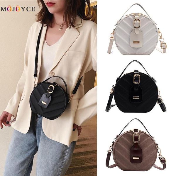 

creative round shaped women girls shoulder messenger bag pu leather small women crossbody handbag ladies casual purse