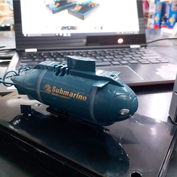 

6ch mini radio remote control rtr motor led submarine kids toy with transmitter rc submarine toy